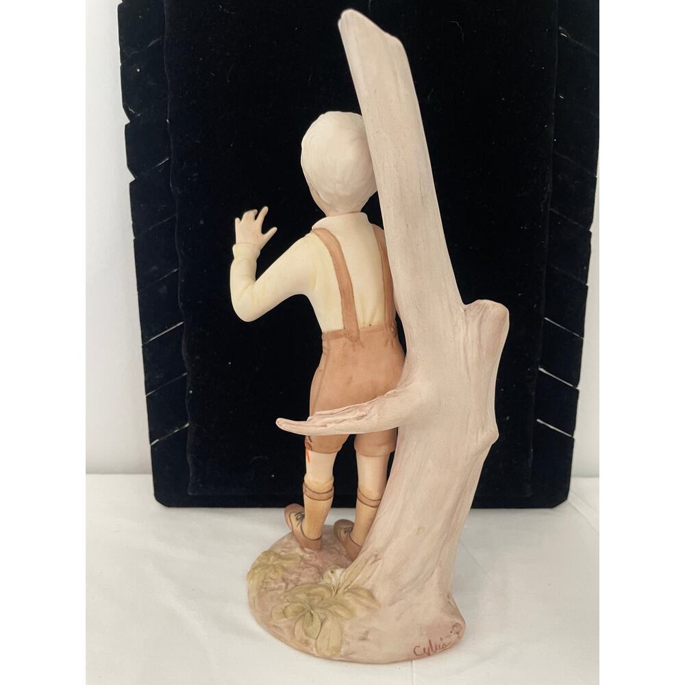 Vintage 1974 Cybis Hansel & Gretel Bisque Porcelain Figurine Set - AS IS - Picture 4 of 11
